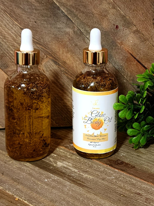 Glow Body Oil (Eczema, Sensitive Skin) 4oz